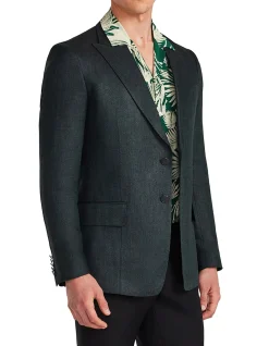 SILK LINEN BLAZER