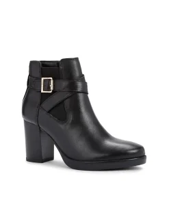 Silver2 Leather Ankle Boot