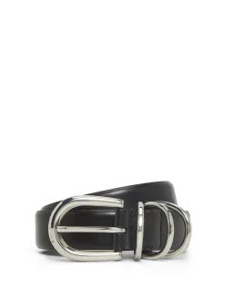 Silver Metal Ring Belt
