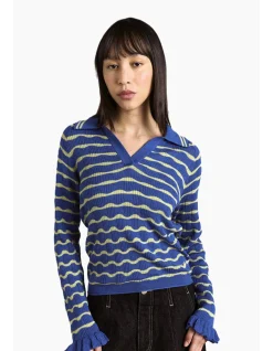 SILVIA LS POLO KNIT