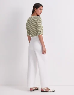 Simmi Wide Leg 78 cm Inseam White Jean