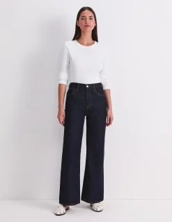 Simmi Wide Leg 78 cm Inseam Denim Jean