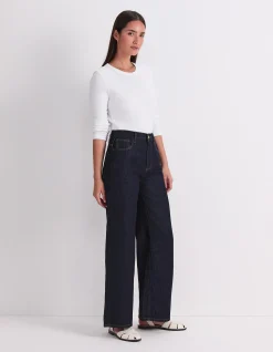 Simmi Wide Leg 78 cm Inseam Denim Jean
