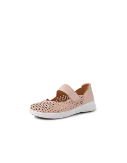 Sindis XF Rose Leather Flat Shoes