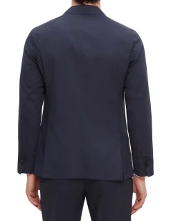 Single Breasted Tailored Blazer Navy