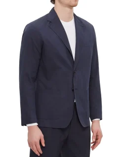 Single Breasted Tailored Blazer Navy