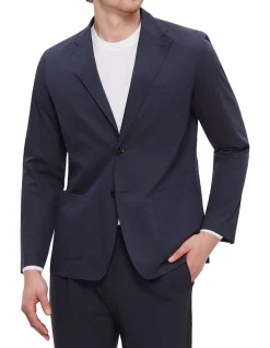 Single Breasted Tailored Blazer Navy