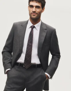 Single Breasted Wool Blend Jacket