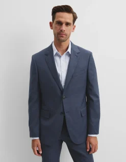 Single Breasted Wool Blend Jacket