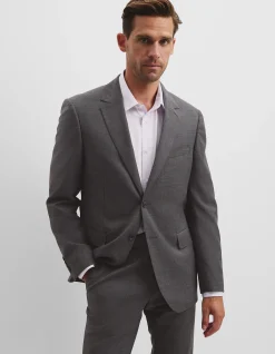 Single Breasted Wool Blend Jacket