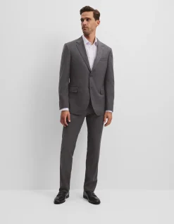 Single Breasted Wool Blend Jacket