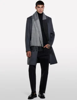 SINGLE BREASTED WOOL COAT