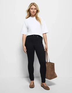 Skinny Leg High Rise Stretch Denim Jeans