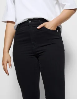 Skinny Leg High Rise Stretch Denim Jeans