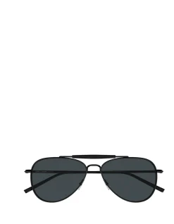 SL864 BLACK AVIATOR SUNGLASSES