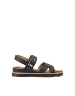 SLAIN CROSSOVER SANDAL WITH BUCKLE ON UNIT