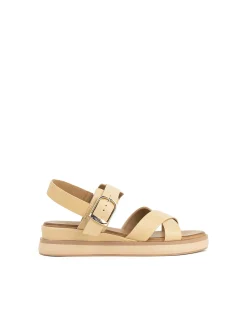SLAIN CROSSOVER SANDAL WITH BUCKLE ON UNIT