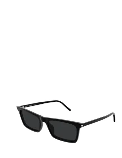 SL890BETTY BLACK RECTANGLE SUNGLASSES