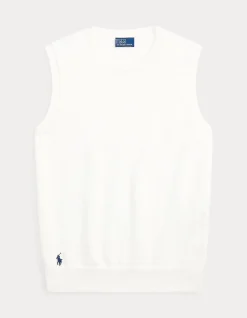 SLEEVELESS CREWNECK SWEATER