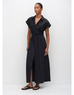 Sleeveless Shirt Dress