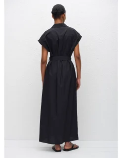 Sleeveless Shirt Dress