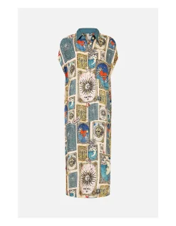 SLEEVELESS SHIRTDRESS