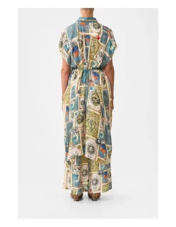 SLEEVELESS SHIRTDRESS