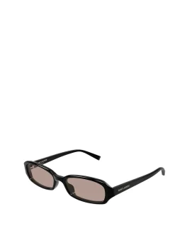 SL872ERIN BLACK ROUND SUNGLASSES