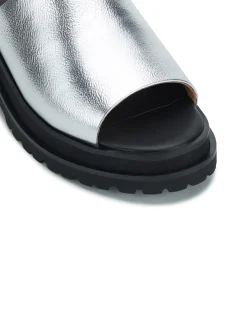 Slide Step Silver/Black Shoes