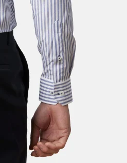SLIM FIT JASPER STRIPE LONG SLEEVE SHIRT