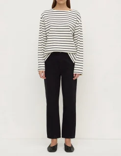 Slim Twist Mid Rise Straight Leg Jeans