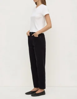 Slim Twist Mid Rise Straight Leg Jeans