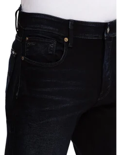 3301 Slim Dark Aged Stretch Denim Jeans