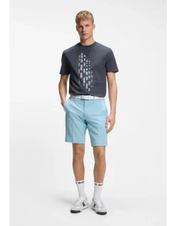 Slim-fit shorts in water-repellent fabric