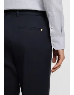 Slim-fit trousers in stretch cotton