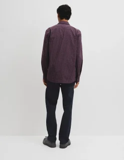 Slim Fit Cotton Check Shirt