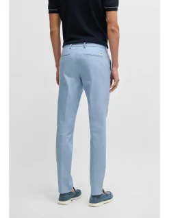 Slim-Fit Trousers in Stretch Cotton