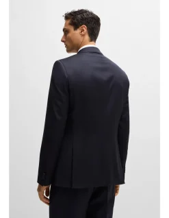 Slim-Fit Trousers in Virgin-Wool Serge