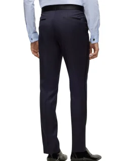 Slim-Fit Tuxedo Trousers in Virgin-Wool Serge