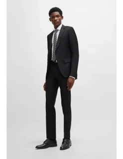 Slim-Fit Virgin-Wool Serge Jacket