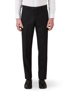 Slim Fit Washable Suit Trouser Black