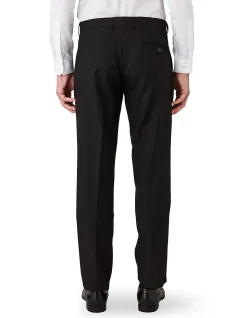 Slim Fit Washable Suit Trouser Black
