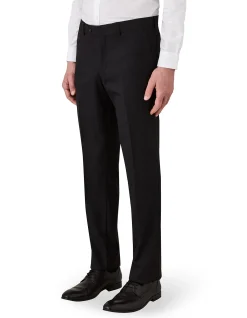 Slim Fit Washable Suit Trouser Black
