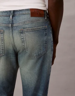 Slim Indigo Citrine Mid Rise Stretch Jeans