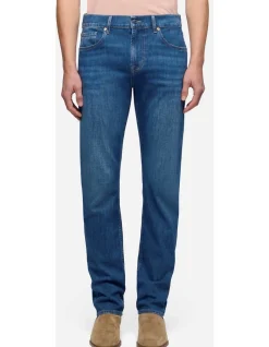 Slimmy Luxe Performance Mid Blue Slim Jeans