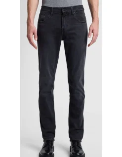 Slimmy Luxe Performance Plus Washed Black Slim Jeans