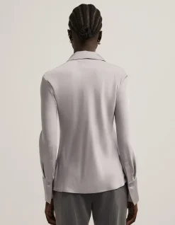 Slim Satin Shirt