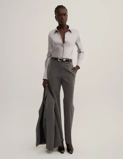 Slim Satin Shirt