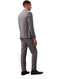 SLIM SUIT JACKET POW CHECK