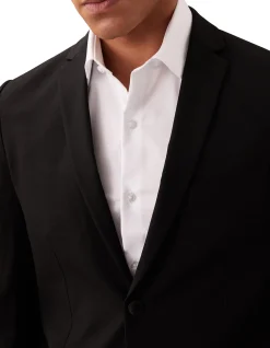 SLIM SUIT JACKET TRAVEL WOOL